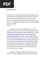 On Pluriversality: The Zapatista S Theoretical Revolution. Its Consequences Historical, Political and Epistemological."