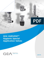 Gea Varivent Hygienic Special Application Valves 262509
