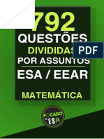 792 Questões Divididas Por Assuntos ESA-EEAR Matematica
