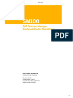 SAP Solution Manager Configuration For Operations: Participant Handbook