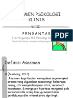 9 Pengantar Asesmen Psikologi Klinis