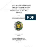 Perbandingan Efektivitas Pembersihan Smear Layer Usu