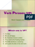 Verb Phrases (VP)