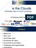 Above The Clouds: A Berkeley View of Cloud Computing