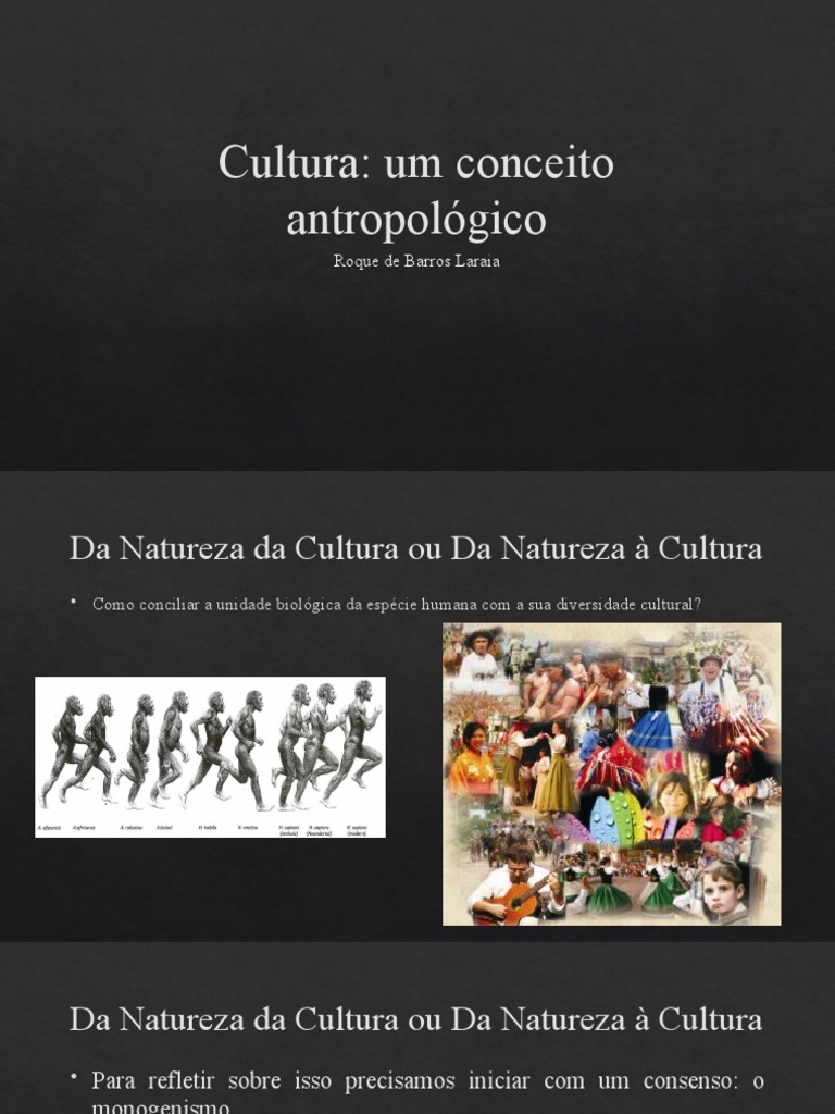 O Conceito Antropológico de Cultura | PDF | Humano | Antropologia