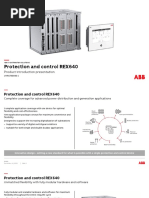 REX615 Relay Technical Overview | PDF | Electrical Grid | Computer Network
