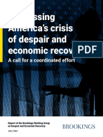 Addressing Americas Crisis Despair Economic Recovery