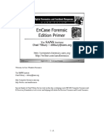 EnCase Forensics Edition Primer - Getting Started
