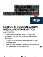 Media and Information Literacy Essentials