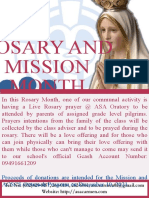 Rosary and Mission Month Template