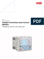 REF615 5.0 FP1 CN Modbus Point List Manual