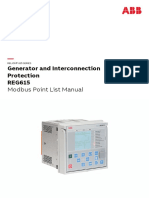 REG615 5.0 FP1 CN Modbus Point List Manual