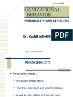 Organizational Behavior: Dr. Kashif MEHMOOD