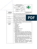 Sop Dekontaminasi Peralatan 2020