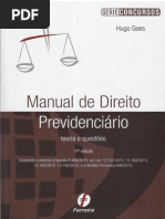 Hugo Góes - Manual de Direito Previdenciário - 2016