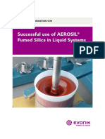 Technical Information 1279 - Successful Use of AEROSIL® Fumed Silica in Liquid Systems