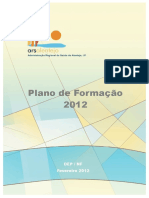 Plano Formacao 2012