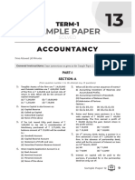Sample Paper: Accountancy