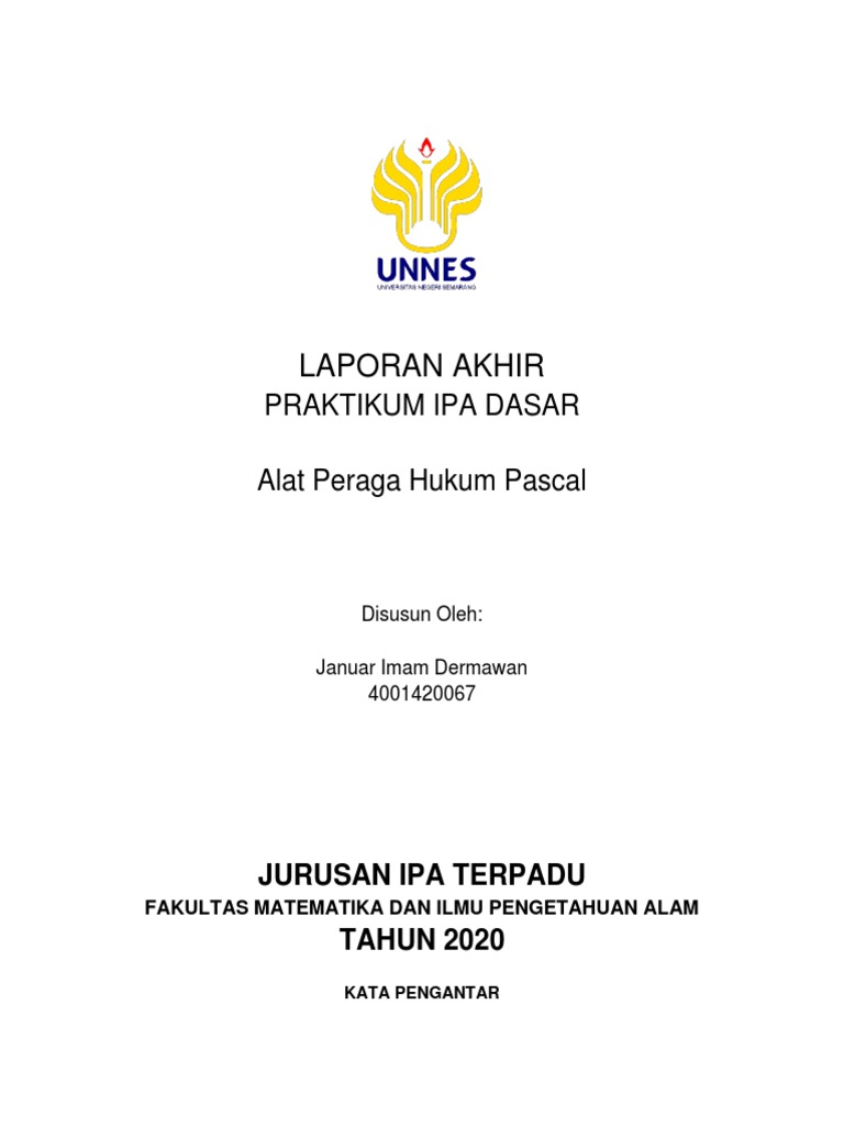 Alat Peraga Hukum Pascal dalam Praktikum | PDF