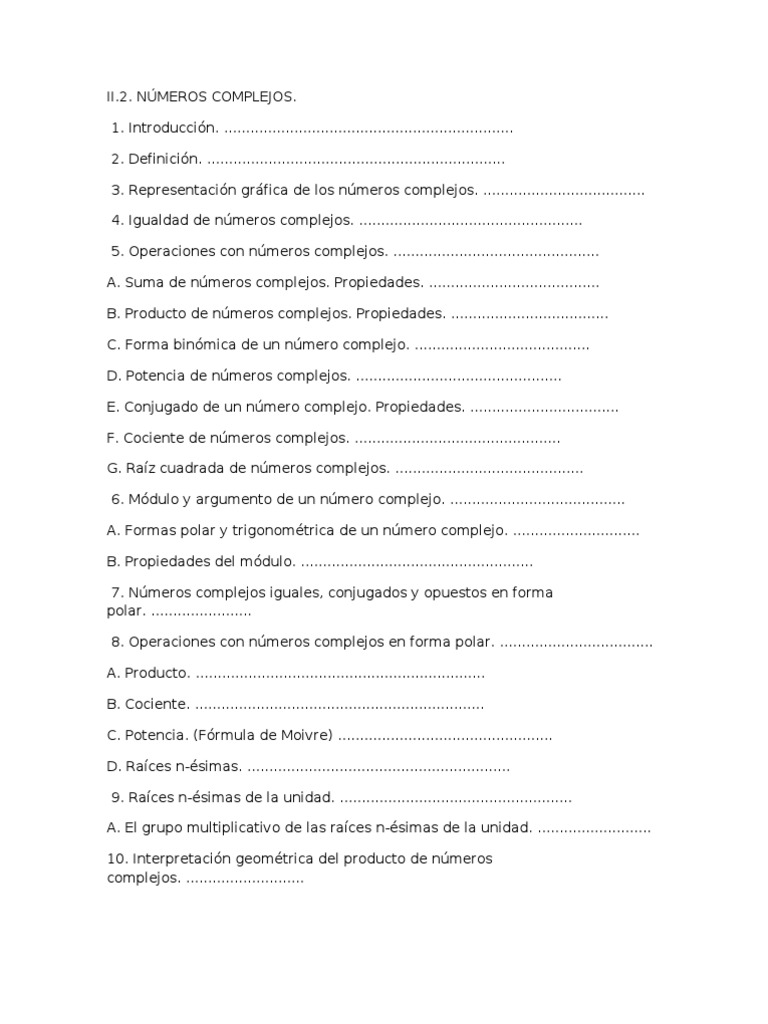 Complejos