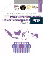 Peran Pemerintah Daerah Dalam Pembangunan Indonesia by M.R. Khairul Muluk (