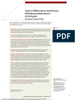 Effect of Bevacizumab Vs Aflibercept On Visual Acuity