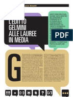 L'EDITTO GELMINI ALLE LAUREE IN MEDIA - Emiliano Germani, CAMPUS, Aprile 2011