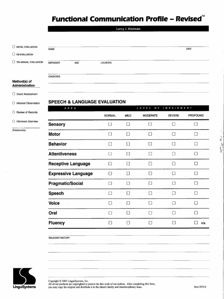 functional-communication-profile-revised-larry-i-kleiman-pdf