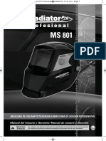 Manual Mascara Fotosensible Gladiator Ms 801