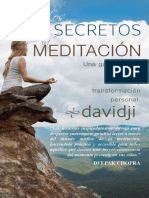 Davidji Los Secretos de La Meditacion Una Guia Practica Para La Paz Interior y Transformacion Personal 166p