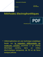 Méthodes-électrophoétiques
