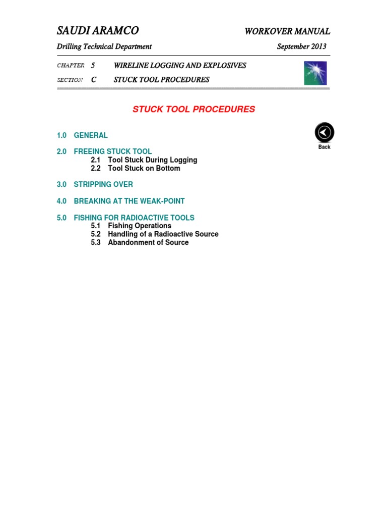 Weak Point Procedures in Wireline Logging | PDF | Drilling Rig