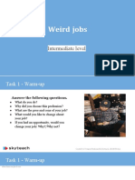 Weird Jobs (Worksheet)