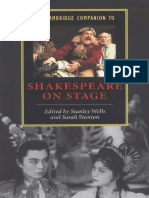 STANTON, Sarah; WELLS, Stanley. Shakespeare on Stage