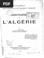 1910 - L'Histoire de L'algérie - Renard M