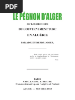 1860 - Le Pegnon d'Alger - Berbrugger