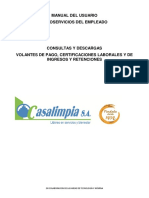 Manual Autoservicios Del Empleado Casalimpia