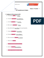 g9 fiche les complements d'objets