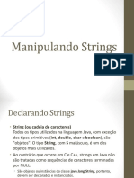 Manipulando Strings