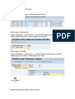 Configuração venda ativo