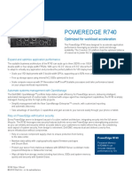 PowerEdge R740 Spec Sheet