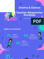 Drama Dance - Teacher Researcher Portfolio by Rachel Hsieh - PJ 261