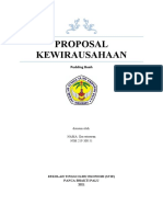 Proposal Kewirausahaan Puding Buah