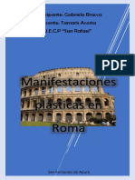 4manifestaciones Plásticas en Roma.