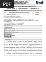 Relatório de Estágio Supervisionado Em Pedagogia