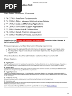 Salesforce Admin Exam: 200 Practice Questions | PDF | Data Management ...