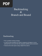 Backtracking & Branch and Bound