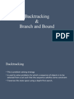 Backtracking & Branch and Bound