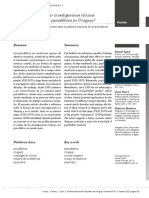 2021 - RPU - Es Posible Desarrollar Investigaciones Clínicas Utilizando Sustancias Psicodélicas en Uruguay