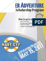 2011 Navy Teen Camp Scholarship Program - Brochure